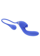 Load image into Gallery viewer, All In Rechargeable Silicone Dual Vibrator - Blue

