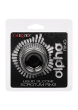 Load image into Gallery viewer, Alpha Liquid Silicone Scrotum Ring - Gray/Grey
