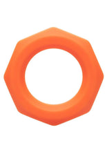 Load image into Gallery viewer, Alpha Liquid Silicone Sexagon Ring - Orange
