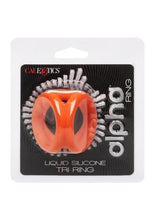 Load image into Gallery viewer, Alpha Liquid Silicone Tri-Ring - Orange
