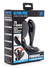 Load image into Gallery viewer, Alpha-Pro Bendable Prostate Stimulator with Stroking Bead - Black
