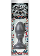 Load image into Gallery viewer, American Bombshell Little Boy Anal Plug - Grey/Gun Metal
