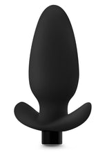 Load image into Gallery viewer, Anal Adventure Platinum Silicone Vibrating Saddle Plug - Black
