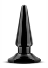 Load image into Gallery viewer, Anal Adventures Easy Butt Plug - Black
