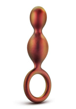 Load image into Gallery viewer, Anal Adventures Matrix Duo Loop Silicone Plug - Brown/Copper
