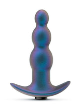 Load image into Gallery viewer, Anal Adventures Matrix Expedition Plug Silicone Rechargeable Anal Plug - Lunar - Blue
