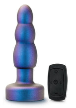 Load image into Gallery viewer, Anal Adventures Matrix Kinetic Plug Rechargeable Silicone Anal Plug with Remote- Space Age - Blue
