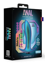 Load image into Gallery viewer, Anal Adventures Matrix Voyager Plug Silicone Rechargeable Anal Plug - Neptune - Teal
