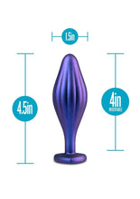 Load image into Gallery viewer, Anal Adventures Matrix Wavy Bling Silicone Plug
