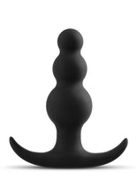 Load image into Gallery viewer, Anal Adventures Platinum Beaded Silicone Butt Plug
