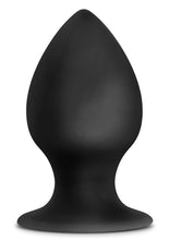 Load image into Gallery viewer, Anal Adventures Platinum Silicone Anal Stout Plug - Black - Large
