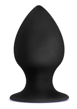 Load image into Gallery viewer, Anal Adventures Platinum Silicone Anal Stout Plug - Black - Medium
