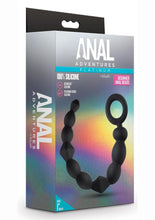 Load image into Gallery viewer, Anal Adventures Platinum Silicone Beginner Anal Beads - Black

