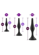Load image into Gallery viewer, Anal Adventures Platinum Silicone Beginner Plug Kit

