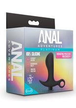 Load image into Gallery viewer, Anal Adventures Platinum Silicone Rechargeable Vibrating Prostate Massager 01 - Black
