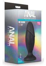 Load image into Gallery viewer, Anal Adventures Platinum Silicone Rocket Plug - Black
