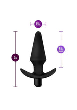 Load image into Gallery viewer, Anal Adventures Platinum Silicone Vibrating Plug
