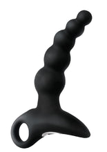 Load image into Gallery viewer, Anal-Ese Collection Rechargeable Vibrating Silicone Alpha Plug #2 - Black

