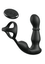 Load image into Gallery viewer, Anal Fantasy Elite Ass-Gasm Side and Glide Rechargeable Silicone Prostate Stimulator - Black
