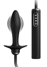 Load image into Gallery viewer, Anal Fantasy Elite Auto-Throb Rechargeable Silicone Inflatable Vibrating Plug - Black
