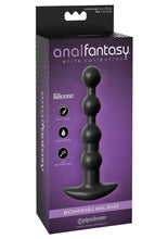 Load image into Gallery viewer, Anal Fantasy Elite Silicone Rechargeable Anal Beads Waterproof - Black
