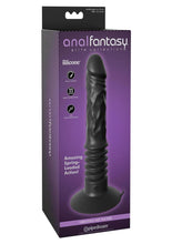Load image into Gallery viewer, Anal Fantasy Elite Silicone Vibrating Ass Fucker USB Rechargeable Thrusting Dildo - Black
