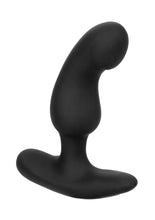 Load image into Gallery viewer, Anal Toys Rechargeable Curved Probe Silicone Anal Stimulator - Black
