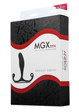 Load image into Gallery viewer, Aneros Trident MGX Syn Male G-Spot Stimulator - Black
