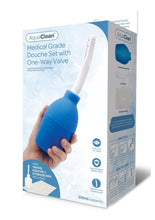 Load image into Gallery viewer, Aquaclean Large Volume 310ml Douche with One Way Valve - Blue/White
