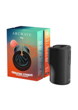 Load image into Gallery viewer, Arcwave Zing Rechargeable Silicone Vibrating Half Sleeve Dual Motor Masturbator - Black
