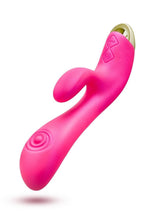 Load image into Gallery viewer, Aria Pleasin' AF Rechargeable Silicone Rabbit Vibrator
