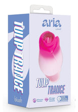 Load image into Gallery viewer, Aria Tulip Trance Rechargeable Silicone Clitoral Stimulator - Pink
