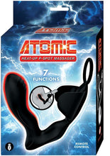 Load image into Gallery viewer, Atomic Heat Up Rechargeable Silicone Massager - Black
