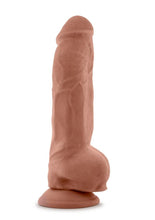 Load image into Gallery viewer, Au Naturel Big Boy Dildo with Balls - Caramel - 10in
