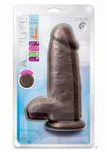 Load image into Gallery viewer, Au Naturel Chub Dildo with Suction Cup - Chocolate - 10in
