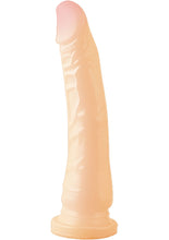 Load image into Gallery viewer, Au Naturel Mr. Slim Dildo - Flesh/Vanilla - 9.5in
