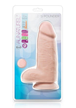 Load image into Gallery viewer, Au Naturel Pounder Dildo with Suction Cup - Vanilla - 10in
