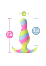 Load image into Gallery viewer, Avant Kaleido Lime Silicone Anal Plug
