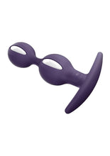 Load image into Gallery viewer, B Balls Silicone Anal Stimulator - Dark - Purple/Violet/White
