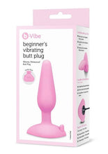 Load image into Gallery viewer, B-Vibe Beginner&#39;s Vibrating Rechargeable Silicone Butt Plug - Pink
