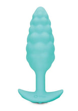 Load image into Gallery viewer, B-Vibe Bump Textured Rechargeable Silicone Anal Plug - Green/Mint Green
