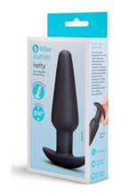 Load image into Gallery viewer, B-Vibe Hefty Weighted Silicone Anal Plug - Black
