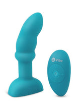 Load image into Gallery viewer, B-Vibe Remote Control Rimming P-Spot Rechargeable Silicone Plug - Teal
