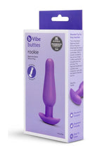 Load image into Gallery viewer, B-Vibe Rookie Beginners Starter Silicone Anal Plug - Purple
