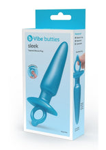 Load image into Gallery viewer, B-Vibe Sleek Silicone Plug - Blue
