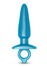 Load image into Gallery viewer, B-Vibe Sleek Silicone Plug - Blue
