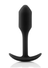 Load image into Gallery viewer, B-Vibe Snug Plug 1 Silicone Weighted Butt Plug - Black
