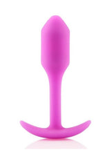 Load image into Gallery viewer, B-Vibe Snug Plug 1 Silicone Weighted Butt Plug - Fucshia - Pink
