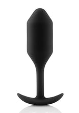 Load image into Gallery viewer, B-Vibe Snug Plug 2 Silicone Weighted Anal Plug - Black
