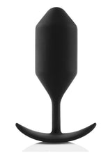 Load image into Gallery viewer, B-Vibe Snug Plug 4 Silicone Weighted Anal Plug - Black
